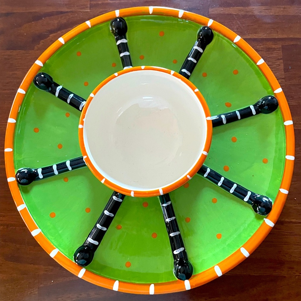 EUC - ceramic serving platter